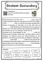 Vorschau - Unterrichtsreihen - Ginsheim-Gustavsburg Lückentext mit Wortspeicher Hörverstehen und Suchsel - Seite 1