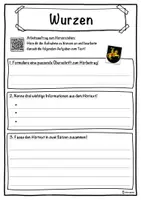 Vorschau - Unterrichtsreihen - Wurzen Lückentext mit Wortspeicher Hörverstehen und Suchsel - Seite 3