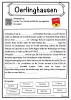 Vorschau - Unterrichtsreihen - Oerlinghausen Lückentext mit Wortspeicher Hörverstehen und Suchsel - Seite 1