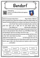 Vorschau - Unterrichtsreihen - Bendorf Lückentext mit Wortspeicher Hörverstehen und Suchsel - Seite 1
