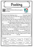 Vorschau - Unterrichtsreihen - Pocking Lückentext mit Wortspeicher Hörverstehen und Suchsel - Seite 1