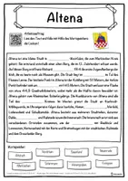 Vorschau - Unterrichtsreihen - Altena Lückentext mit Wortspeicher Hörverstehen und Suchsel - Seite 1