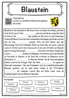 Vorschau - Unterrichtsreihen - Blaustein Lückentext mit Wortspeicher Hörverstehen und Suchsel - Seite 1