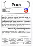 Vorschau - Unterrichtsreihen - Preetz Lückentext mit Wortspeicher Hörverstehen und Suchsel - Seite 1