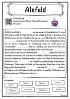 Vorschau - Unterrichtsreihen - Alsfeld Lückentext mit Wortspeicher Hörverstehen und Suchsel - Seite 1