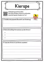 Vorschau - Unterrichtsreihen - Kierspe Lückentext mit Wortspeicher Hörverstehen und Suchsel - Seite 3