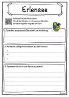 Vorschau - Unterrichtsreihen - Erlensee Lückentext mit Wortspeicher Hörverstehen und Suchsel - Seite 3