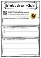 Vorschau - Unterrichtsreihen - Breisach am Rhein Lückentext mit Wortspeicher Hörverstehen und Suchsel - Seite 3