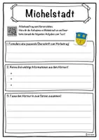 Vorschau - Unterrichtsreihen - Michelstadt Lückentext mit Wortspeicher Hörverstehen und Suchsel - Seite 3