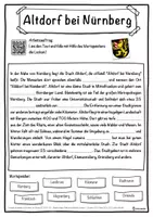 Vorschau - Unterrichtsreihen - Altdorf bei Nürnberg Lückentext mit Wortspeicher Hörverstehen und Suchsel - Seite 1