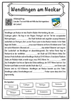 Vorschau - Unterrichtsreihen - Wendlingen am Neckar Lückentext mit Wortspeicher Hörverstehen und Suchsel - Seite 1