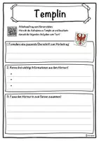 Vorschau - Unterrichtsreihen - Templin Lückentext mit Wortspeicher Hörverstehen und Suchsel - Seite 3