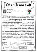 Vorschau - Unterrichtsreihen - Ober-Ramstadt Lückentext mit Wortspeicher Hörverstehen und Suchsel - Seite 1
