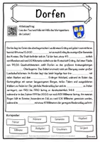 Vorschau - Unterrichtsreihen - Dorfen Lückentext mit Wortspeicher Hörverstehen und Suchsel - Seite 1
