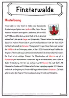 Vorschau - Unterrichtsreihen - Finsterwalde Lückentext mit Wortspeicher Hörverstehen und Suchsel - Seite 2