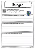 Vorschau - Unterrichtsreihen - Usingen Lückentext mit Wortspeicher Hörverstehen und Suchsel - Seite 3