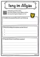 Vorschau - Unterrichtsreihen - Isny im Allgäu Lückentext mit Wortspeicher Hörverstehen und Suchsel - Seite 3