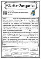 Vorschau - Unterrichtsreihen - Ribnitz-Damgarten Lückentext mit Wortspeicher Hörverstehen und Suchsel - Seite 1