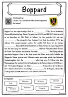 Vorschau - Unterrichtsreihen - Boppard Lückentext mit Wortspeicher Hörverstehen und Suchsel - Seite 1