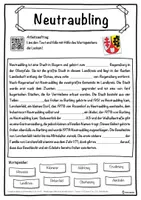 Vorschau - Unterrichtsreihen - Neutraubling Lückentext mit Wortspeicher Hörverstehen und Suchsel - Seite 1