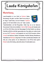 Vorschau - Unterrichtsreihen - Lauda-Königshofen Lückentext mit Wortspeicher Hörverstehen und Suchsel - Seite 2