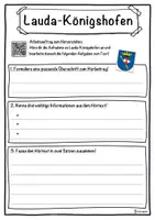 Vorschau - Unterrichtsreihen - Lauda-Königshofen Lückentext mit Wortspeicher Hörverstehen und Suchsel - Seite 3