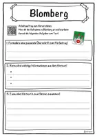 Vorschau - Unterrichtsreihen - Blomberg Lückentext mit Wortspeicher Hörverstehen und Suchsel - Seite 3
