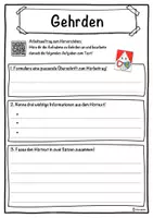 Vorschau - Unterrichtsreihen - Gehrden Lückentext mit Wortspeicher Hörverstehen und Suchsel - Seite 3