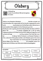 Vorschau - Unterrichtsreihen - Olsberg Lückentext mit Wortspeicher Hörverstehen und Suchsel - Seite 1