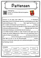 Vorschau - Unterrichtsreihen - Pattensen Lückentext mit Wortspeicher Hörverstehen und Suchsel - Seite 1