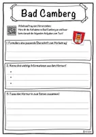 Vorschau - Unterrichtsreihen - Bad Camberg Lückentext mit Wortspeicher Hörverstehen und Suchsel - Seite 3