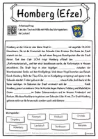 Vorschau - Unterrichtsreihen - Homberg (Efze) Lückentext mit Wortspeicher Hörverstehen und Suchsel - Seite 1