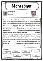 Vorschau - Unterrichtsreihen - Montabaur Lückentext mit Wortspeicher Hörverstehen und Suchsel - Seite 1