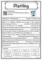 Vorschau - Unterrichtsreihen - Plattling Lückentext mit Wortspeicher Hörverstehen und Suchsel - Seite 1