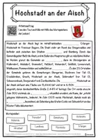 Vorschau - Unterrichtsreihen - Höchstadt an der Aisch Lückentext mit Wortspeicher Hörverstehen und Suchsel - Seite 1