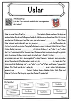 Vorschau - Unterrichtsreihen - Uslar Lückentext mit Wortspeicher Hörverstehen und Suchsel - Seite 1