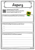 Vorschau - Unterrichtsreihen - Asperg Lückentext mit Wortspeicher Hörverstehen und Suchsel - Seite 3