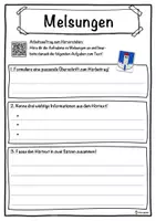 Vorschau - Unterrichtsreihen - Melsungen Lückentext mit Wortspeicher Hörverstehen und Suchsel - Seite 3