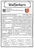 Vorschau - Unterrichtsreihen - Weißenhorn Lückentext mit Wortspeicher Hörverstehen und Suchsel - Seite 1