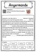 Vorschau - Unterrichtsreihen - Angermünde Lückentext mit Wortspeicher Hörverstehen und Suchsel - Seite 1