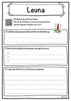 Vorschau - Unterrichtsreihen - Leuna Lückentext mit Wortspeicher Hörverstehen und Suchsel - Seite 3