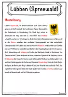 Vorschau - Unterrichtsreihen - Lübben (Spreewald) Lückentext mit Wortspeicher Hörverstehen und Suchsel - Seite 2