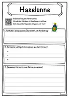 Vorschau - Unterrichtsreihen - Haselünne Lückentext mit Wortspeicher Hörverstehen und Suchsel - Seite 3