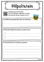 Vorschau - Unterrichtsreihen - Hilpoltstein Lückentext mit Wortspeicher Hörverstehen und Suchsel - Seite 3