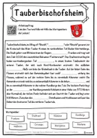 Vorschau - Unterrichtsreihen - Tauberbischofsheim Lückentext mit Wortspeicher Hörverstehen und Suchsel - Seite 1