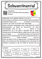 Vorschau - Unterrichtsreihen - Schwentinental Lückentext mit Wortspeicher Hörverstehen und Suchsel - Seite 1