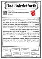Vorschau - Unterrichtsreihen - Bad Salzdetfurth Lückentext mit Wortspeicher Hörverstehen und Suchsel - Seite 1