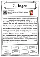 Vorschau - Unterrichtsreihen - Sulingen Lückentext mit Wortspeicher Hörverstehen und Suchsel - Seite 1