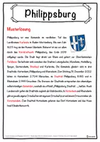 Vorschau - Unterrichtsreihen - Philippsburg Lückentext mit Wortspeicher Hörverstehen und Suchsel - Seite 2