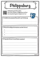 Vorschau - Unterrichtsreihen - Philippsburg Lückentext mit Wortspeicher Hörverstehen und Suchsel - Seite 3